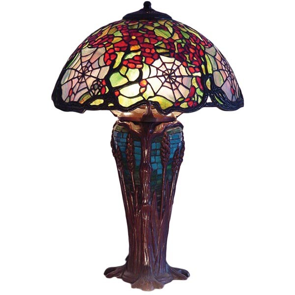 Tiffany Spiderweb Table Lamp